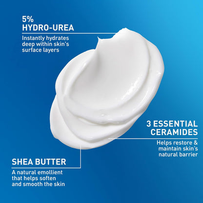 CeraVe Crema hidratante intensiva, hidratante corporal con manteca...