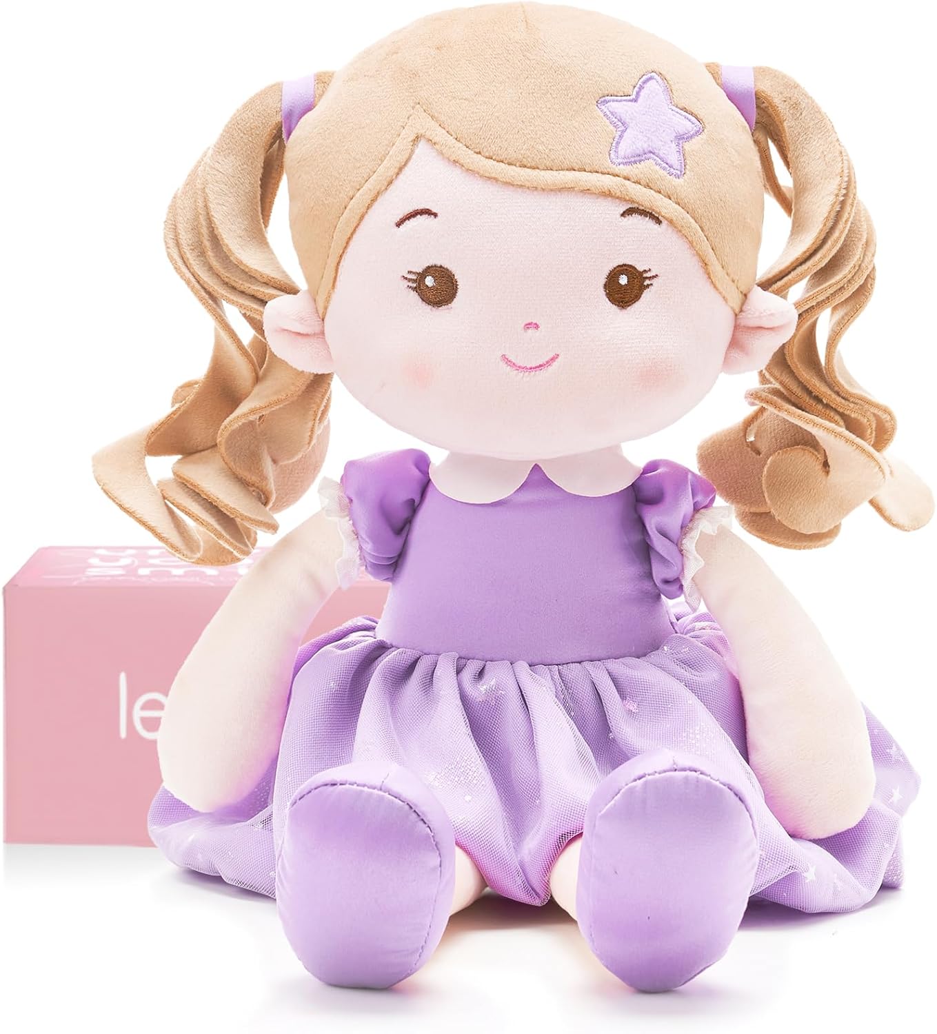 LeyaDoll Juguetes suaves de muñeca bebé (16 pulgadas), muñeca de tr...