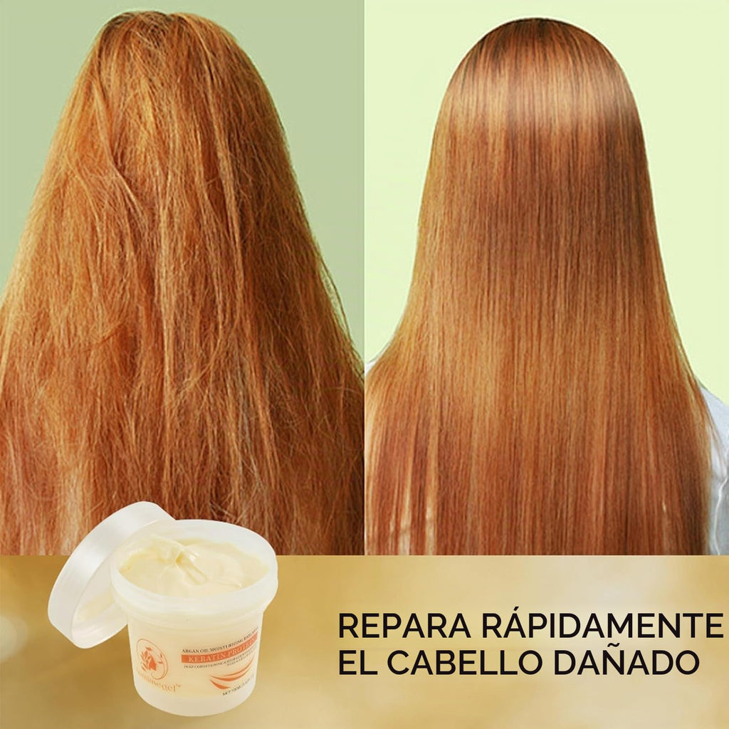 Aomimegel Máscara de cabello de colágeno, máscara de cabello con ac...