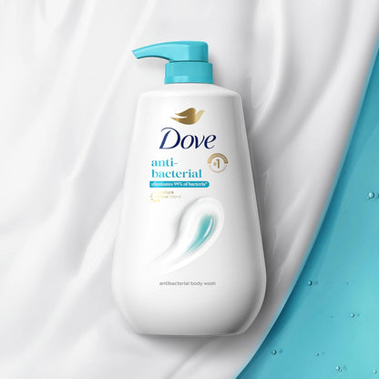 Dove Gel de baño con bomba antibacteriano para todo tipo de piel protege de la sequedad 30.6 oz