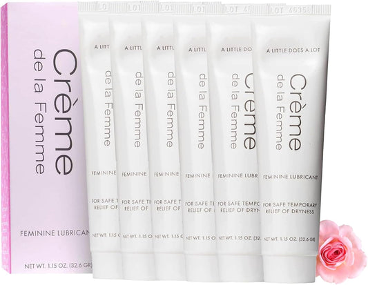 Crema hidratante vaginal diaria Crème De La Femme para un alivio du...