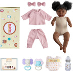 BABESIDE Muñecas de bebé realistas Reborn Daisy Black Girl- 20 pulg...
