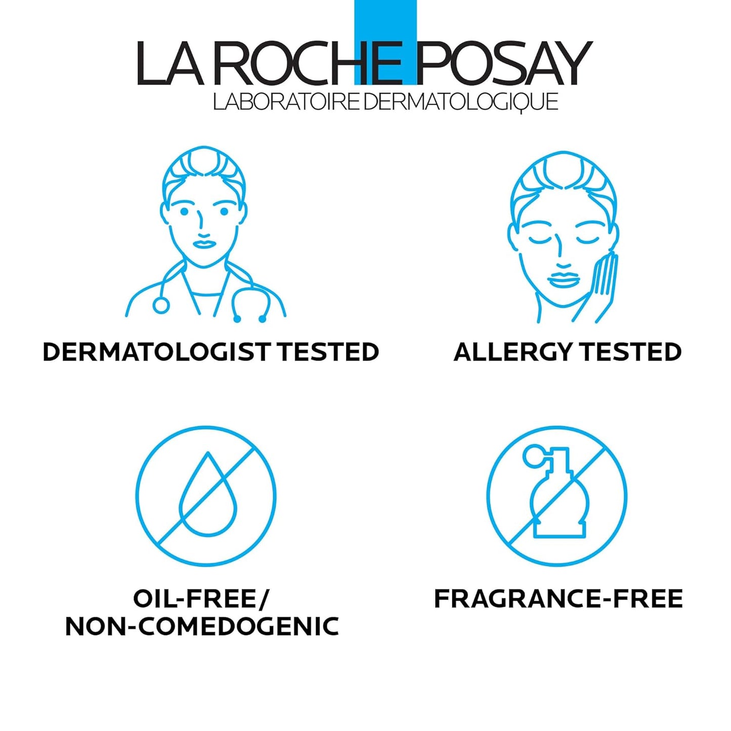 La Roche-Posay Toleriane - Limpiador facial suave e hidratante, lim...