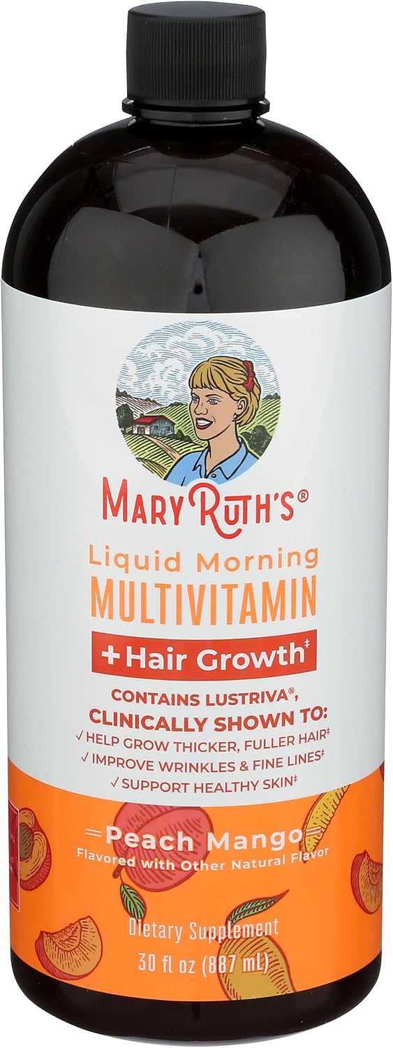 MaryRuth's Multivitamina Líquida+Crecimiento del Cabello | Clín...