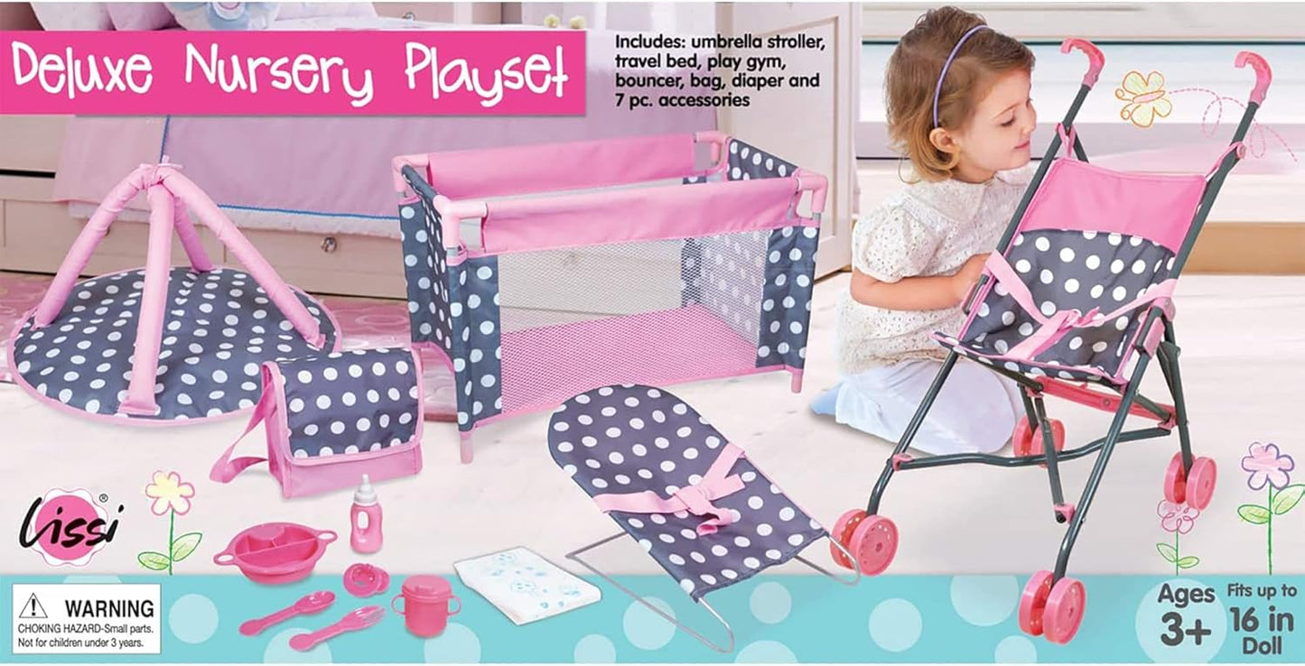 Lissi Juego de 5 piezas para muñecas de lujo con accesorios