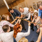 Helium Stick Juegos de construcción en equipo Juegos de trabajo en...