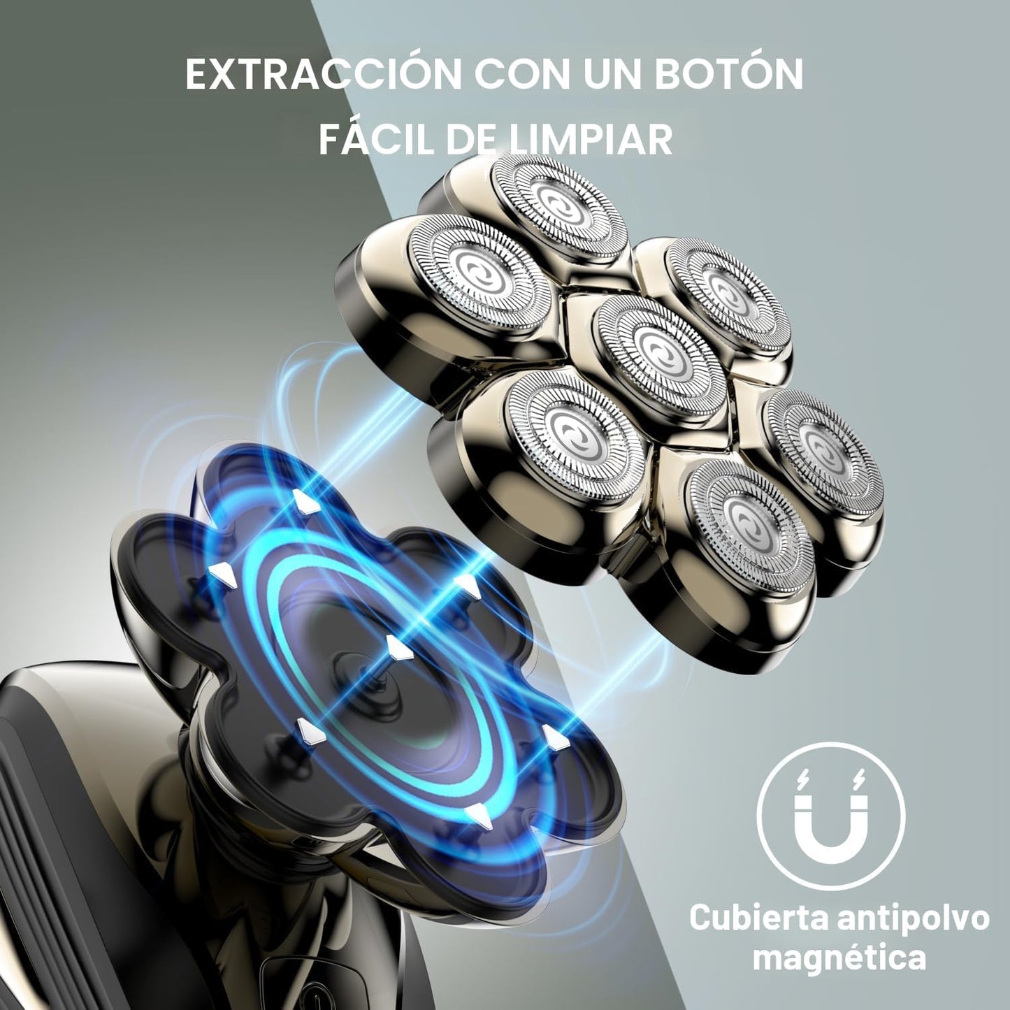 Afeitadoras de cabeza para hombres calvos: afeitadora de cabeza des...