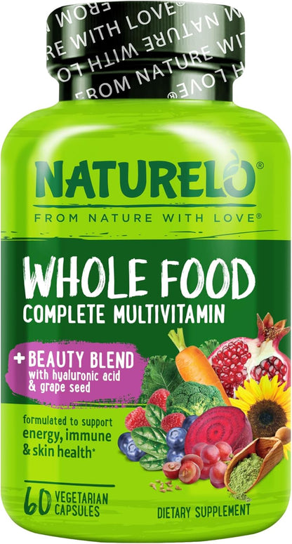 NATURELO Multivitamínico de Alimentos Integrales con Soporte Adicio...