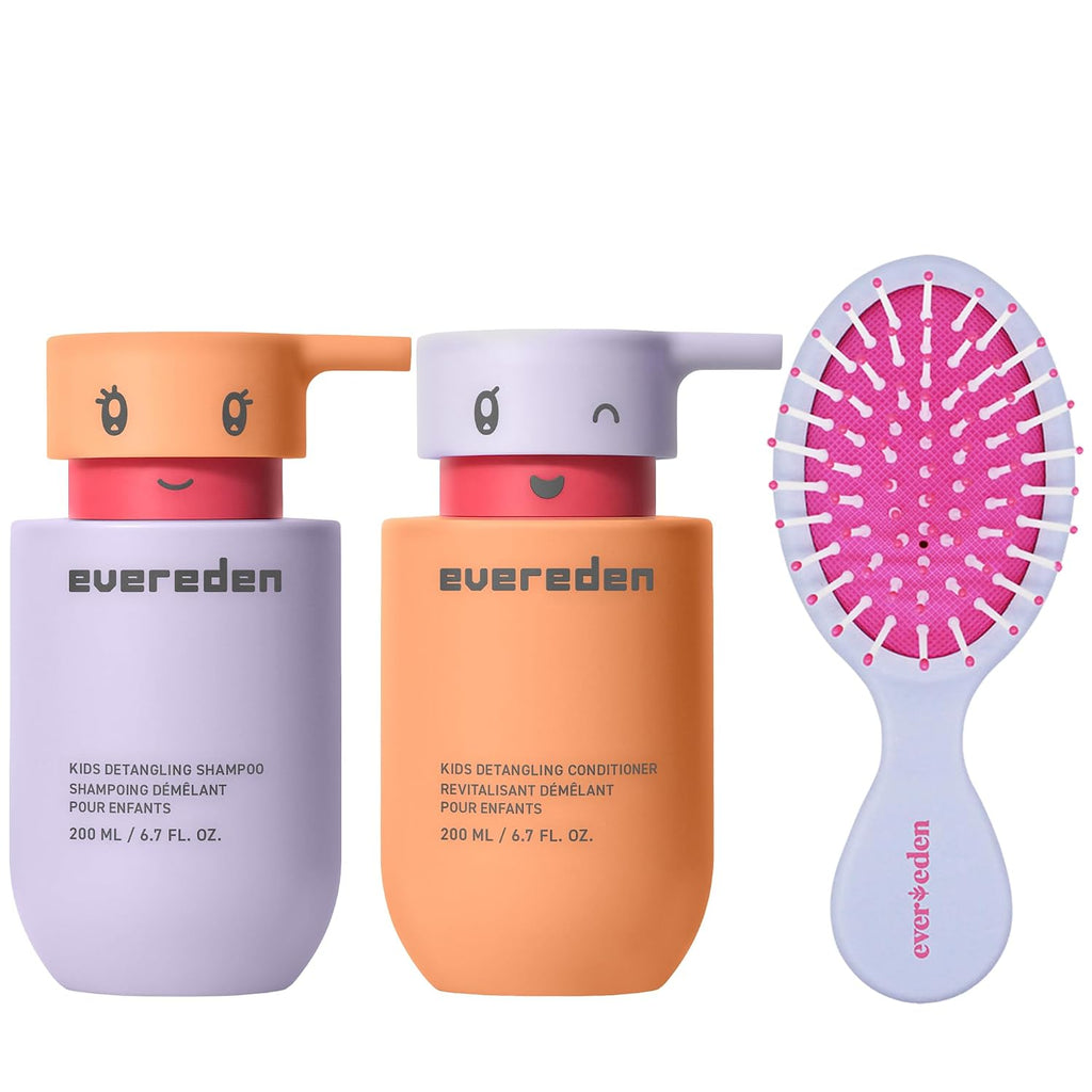 Evereden Champú y acondicionador para niños + cepillo, probado por...