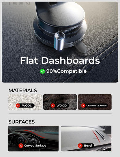 LISEN Magsafe Soporte de automóvil, soportes de teléfono celular para tu automóvil, accesorios magnéticos para automóvil para mujeres y hombres, interior Jeep camión, kits de regalo de succión al