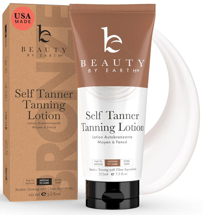 Beauty by Earth - Autobronceador hecho en EE. UU. con ingredientes...