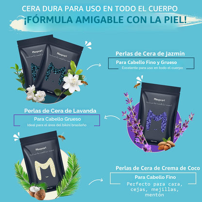 Kit de depilación digital Maxpearl - Kit de calentador de cera dura...