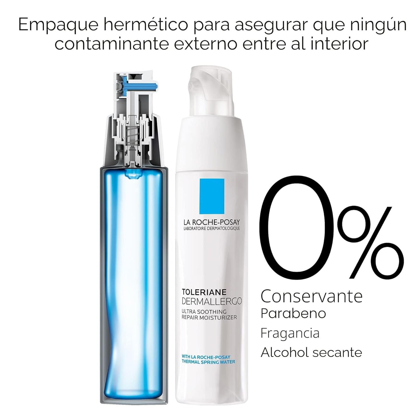 La Roche-Posay Toleriane Humectador facial, relajante, ultra Intens...