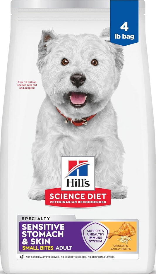 Hill's Science Diet Alimento seco para perros adultos con estóm...