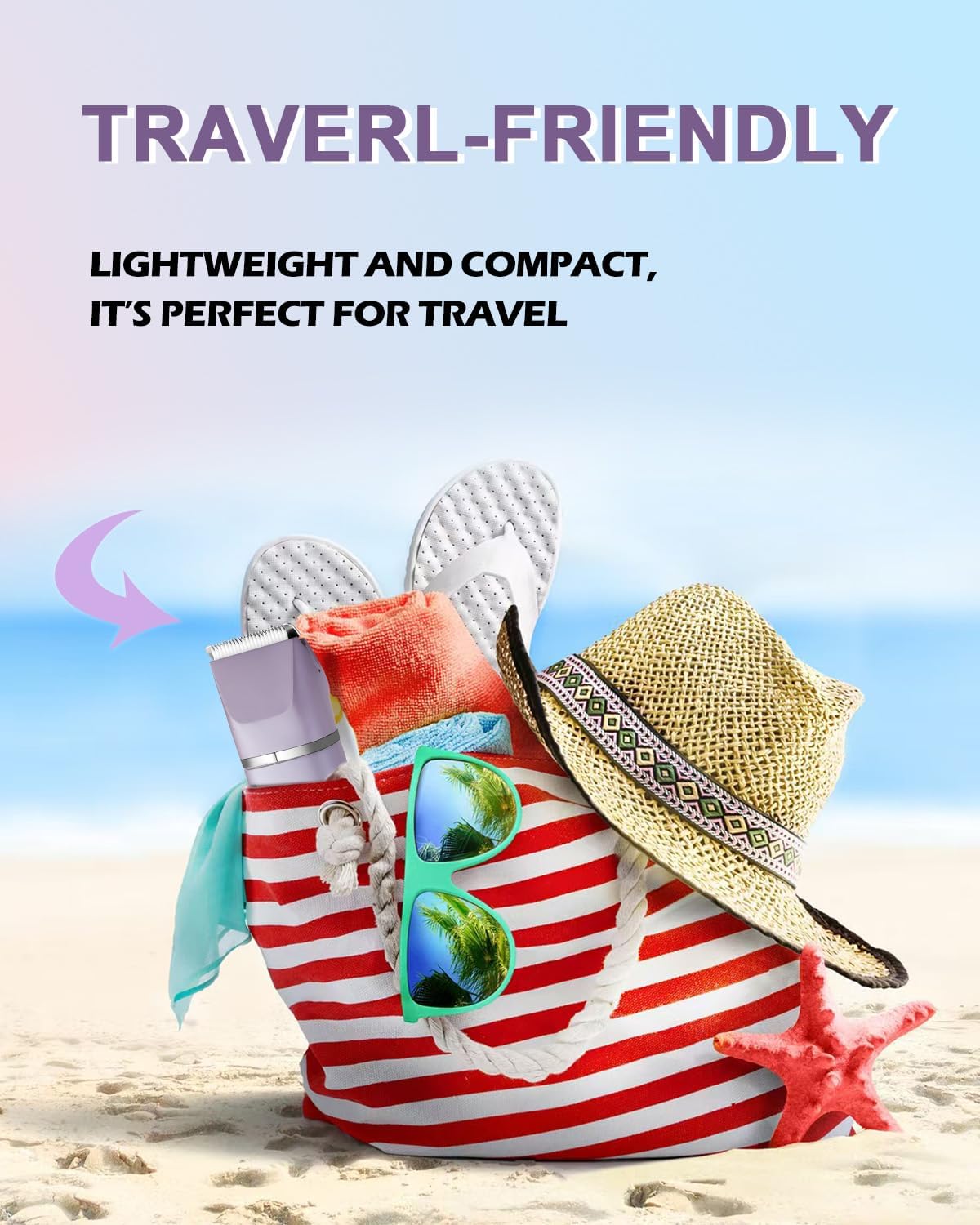 Maquinillas de afeitar eléctricas para mujer, recortadora de bikini...