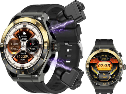 Reloj inteligente con auriculares para hombre, reloj deportivo con...