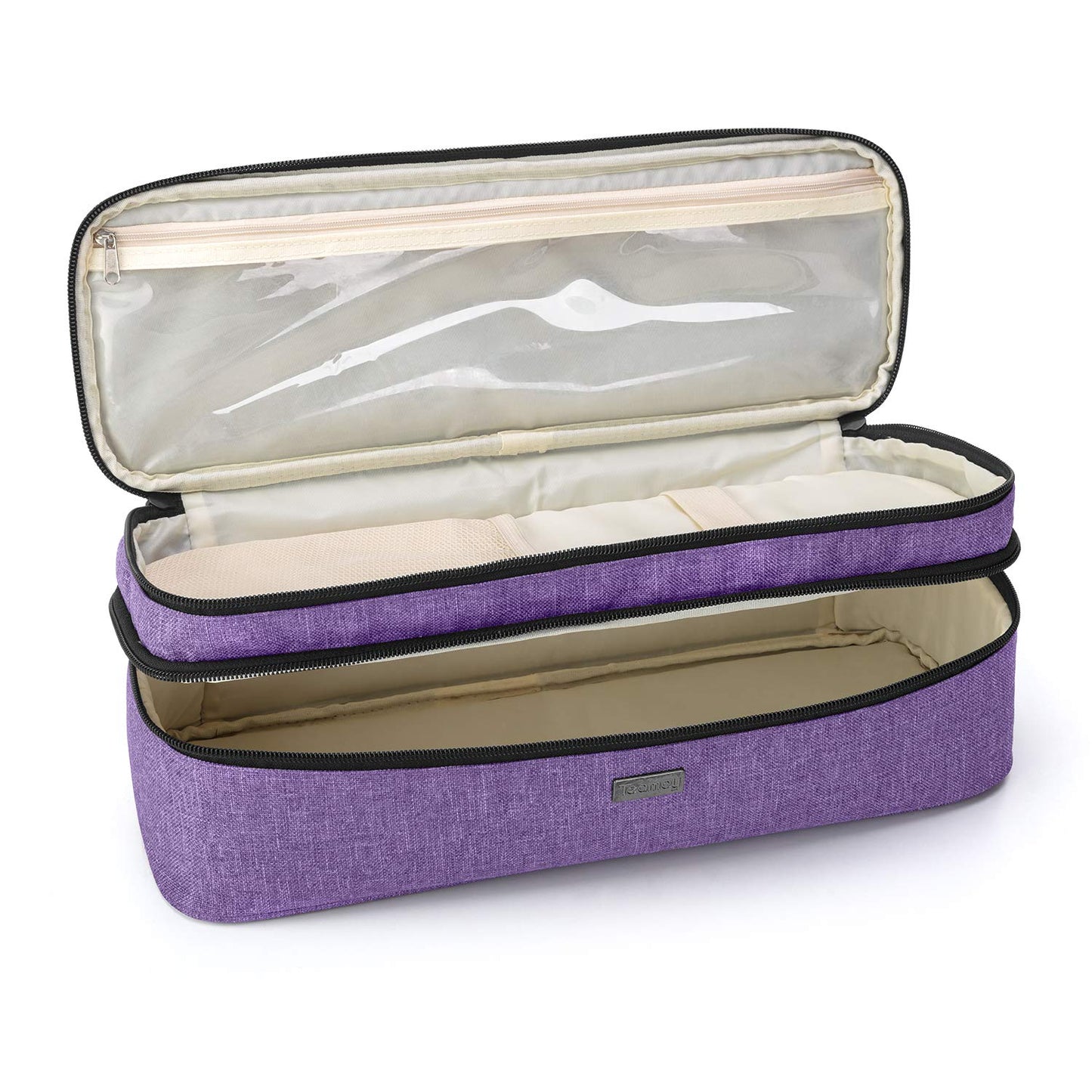 Teamoy Bolsa de almacenamiento de viaje de doble capa compatible co...