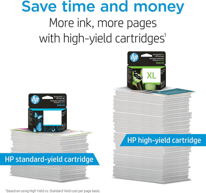 HP Cartuchos de tinta negros originales 67 tricolor / 67XL (paquete de 2) | Works DeskJet 1255, 2700, 4100 Series Envy 6000, 6400 Series | Elegible para tinta instantánea | 3YP30AN
