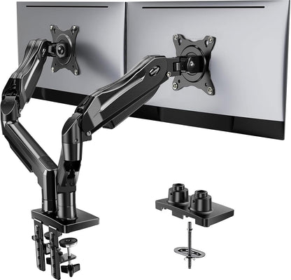 HUANUO FlowLift™ Soporte para monitor doble, soporte de escritorio...