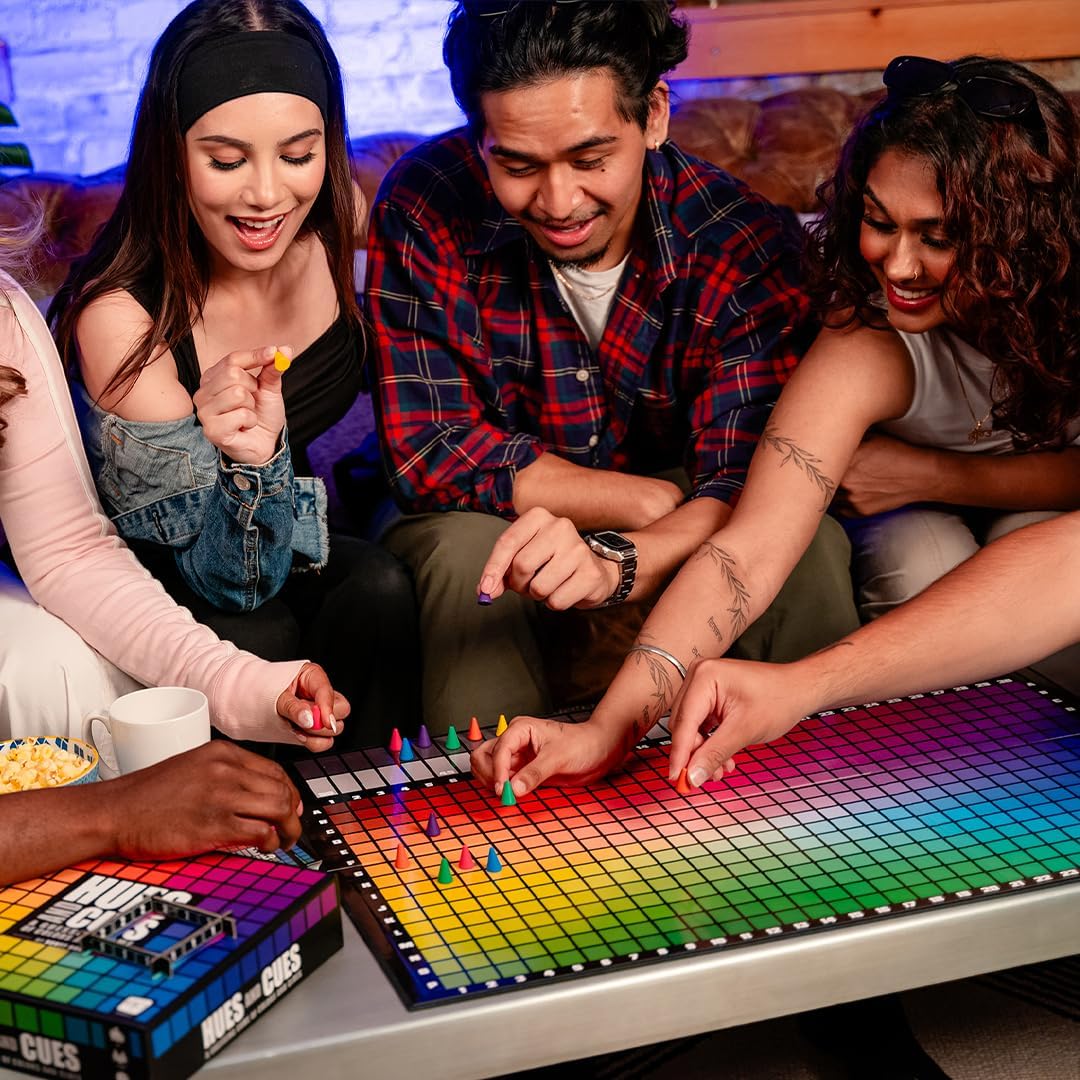 HUES and CUES | Juego de adivinanzas de colores vibrantes, perfecto...