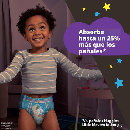Pull-Ups Pantalones de entrenamiento nocturno para niños, talla 4T-...