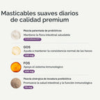 PetLab Co. Masticables probióticos para perros, 30 masticables suav...