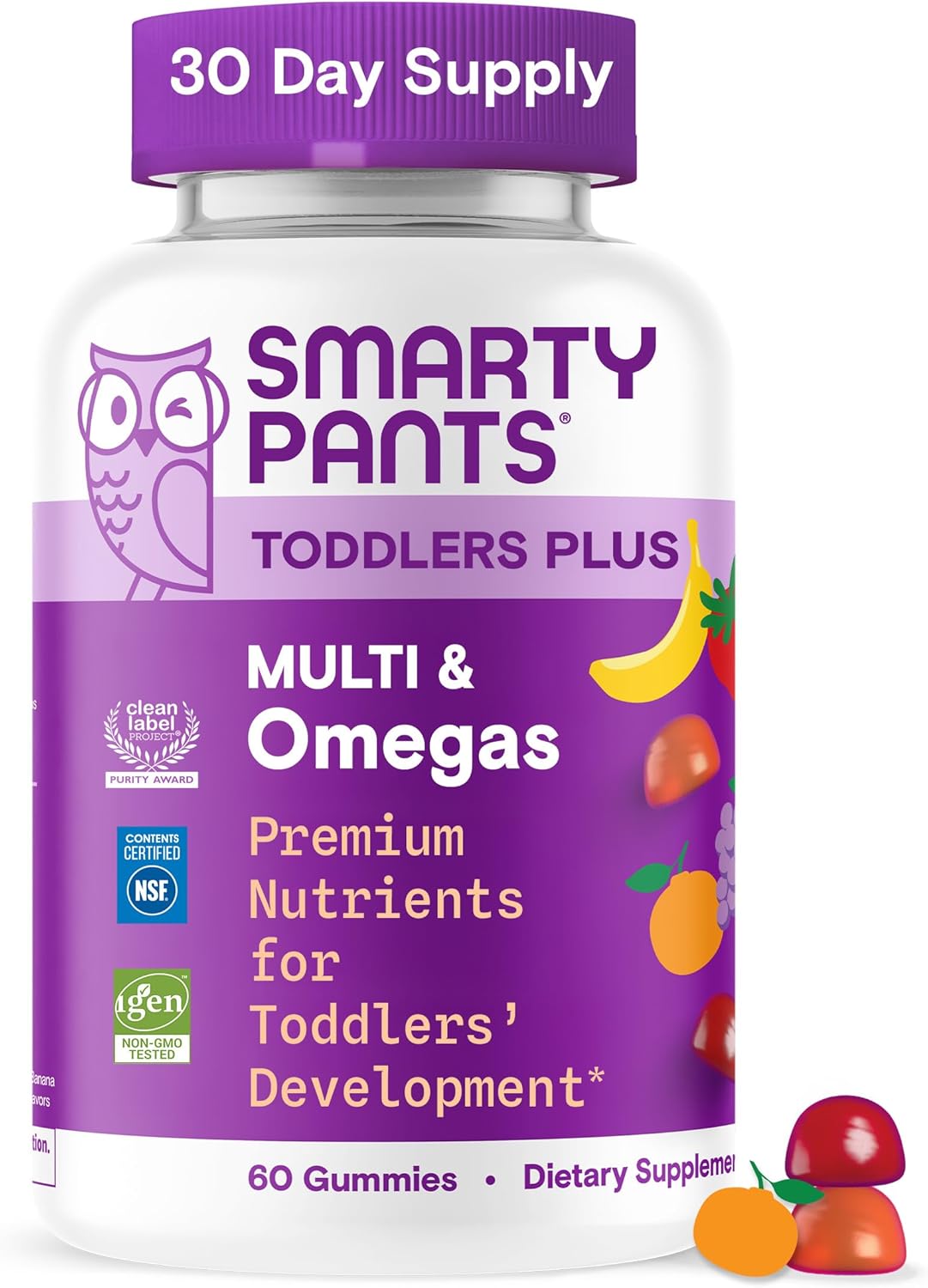 SmartyPants Gomitas Multivitamínicas para Niños Pequeños - Fórmula...