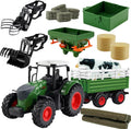 Peagprav Juguetes de Granja Tractor con Remolque - Juego de Tractor...