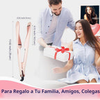 Plancha plana de pelo profesional Angenil Pro Twist, alisadora y ri...