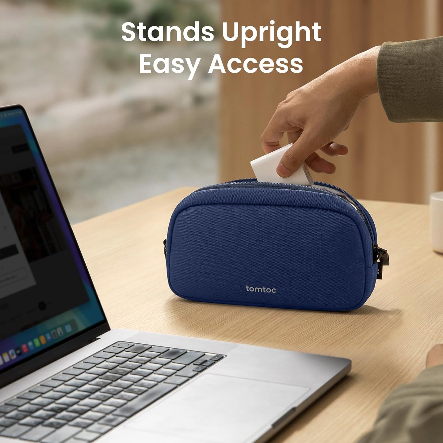tomtoc Estuche organizador de accesorios de viaje para electrónicos...
