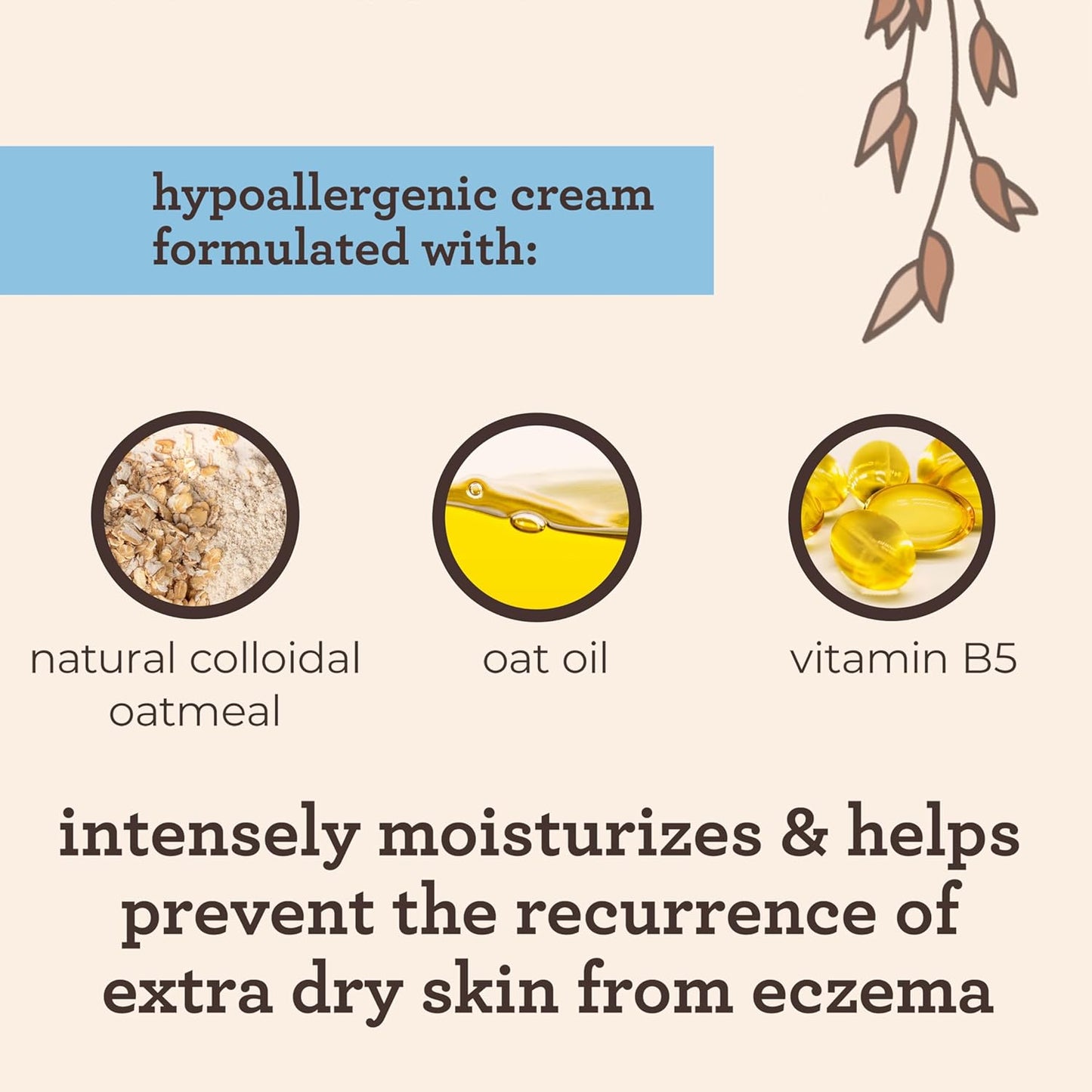 Crema hidratante para tratamiento de eczema en bebés de la marca Aveeno , 1115204, 1, 1