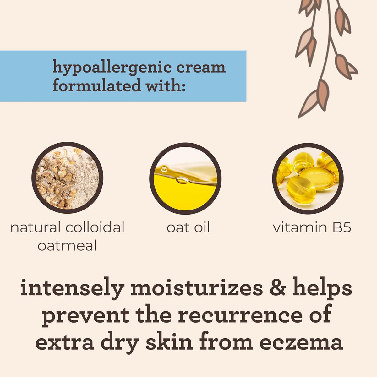 Crema hidratante para tratamiento de eczema en bebés de la marca Aveeno , 1115204, 1, 1