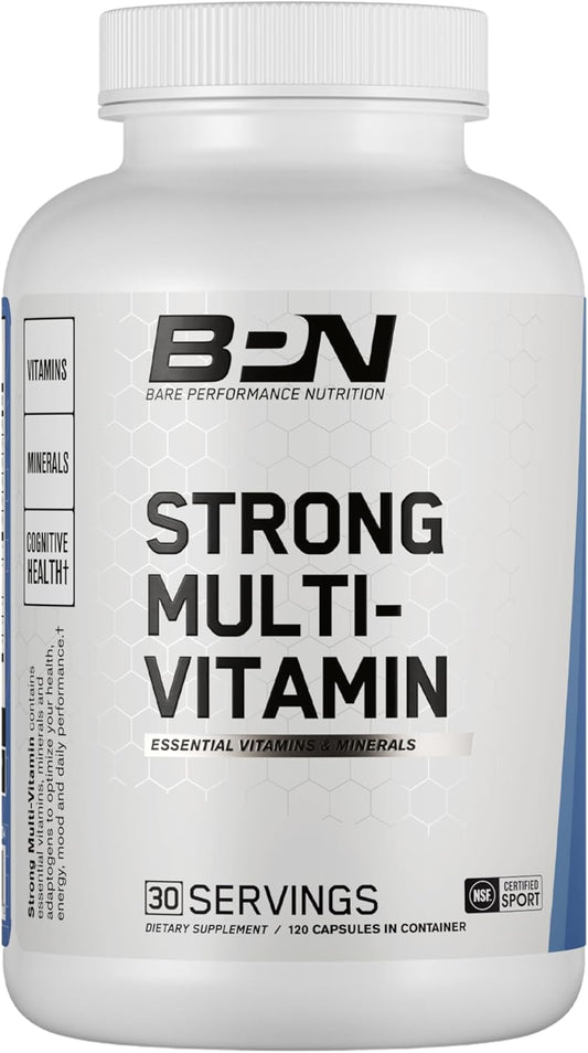 BARE PERFORMANCE NUTRITION, BPN Fuerte Multi-Vitamina, Salud Fundac...