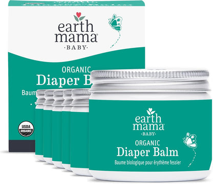 Earth Mama Bálsamo de pañales orgánico de tamaño económico | Crema...