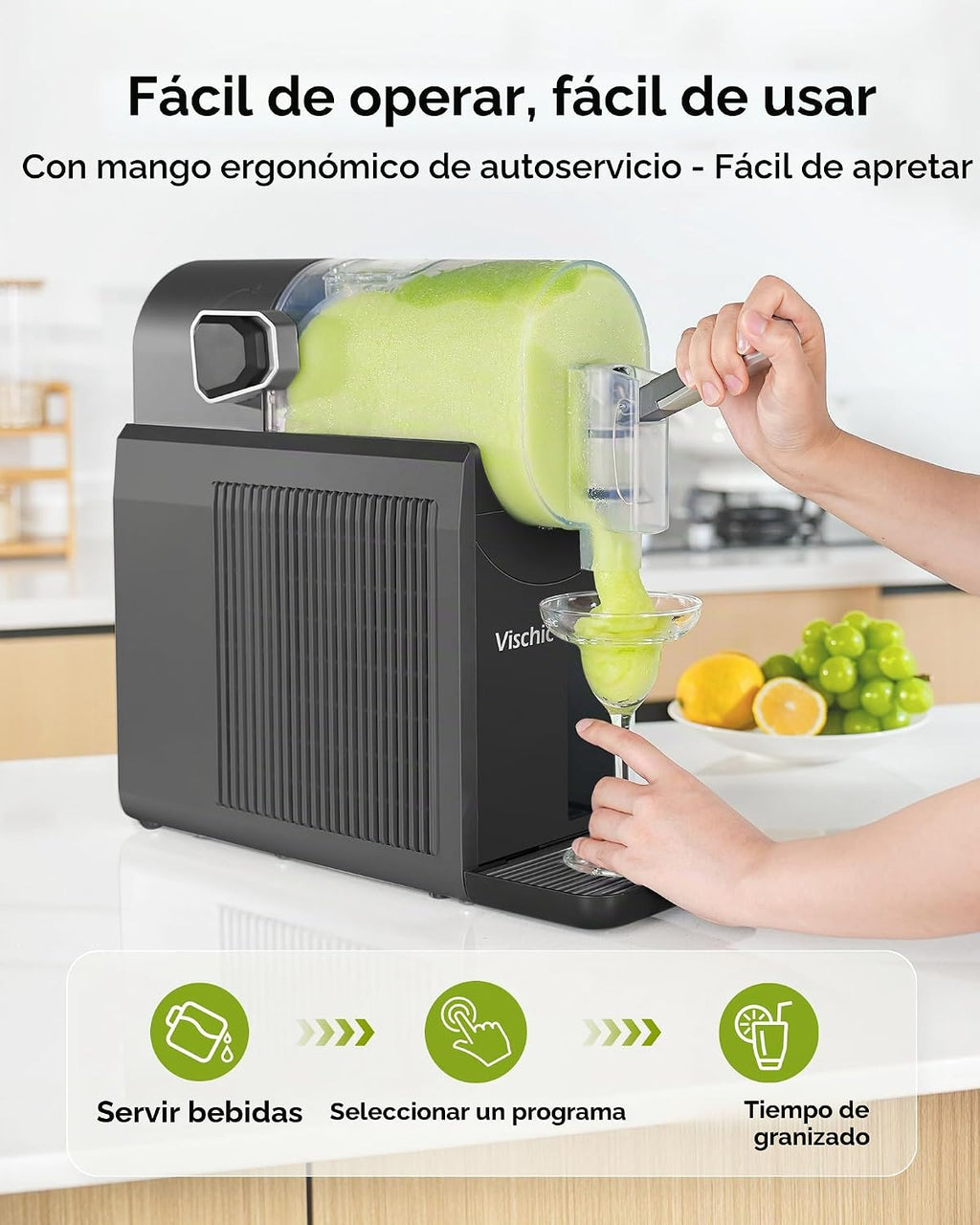 Máquina de granizado para el hogar, máquina de bebidas congeladas c...
