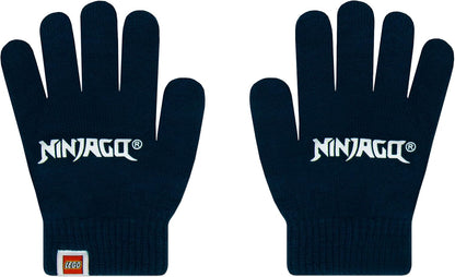 LEGO Sombrero y guantes para niños, gorro y guantes de invierno para niños, Kai, Lloyd y Jay Sombreros y gorras para niños, azul, talla única