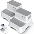 COOSEYA Taburetes de 2 escalones para niños, taburete para lavabo d...