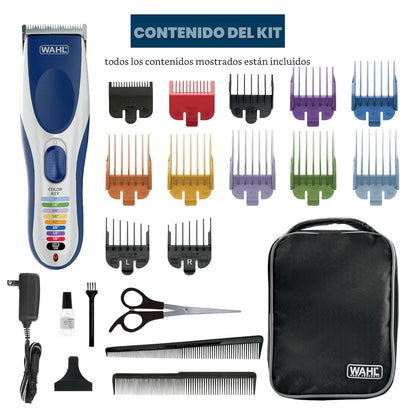 Máquina para cortar pelo de Wahl Color Pro, recargable, inalámbrica...