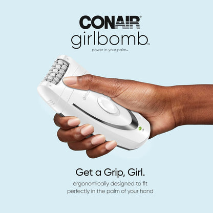 Conair GIRLBOMB Depiladora con rodillo de hielo para piel lisa y su...