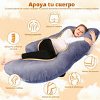 Chilling Home Almohadas de embarazo, almohada de cuerpo completo en...