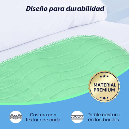 Paquete de 4 almohadillas lavables de absorción extra pesada de 24...