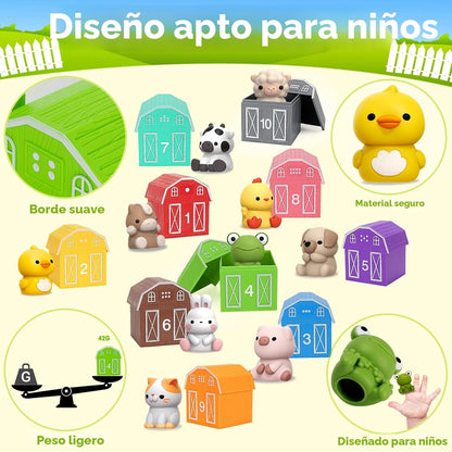 Juguetes de aprendizaje para niños de 1, 2, 3 años, 20 juguetes de...