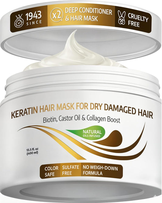 VITAMINS hair cosmetics Mascarilla capilar de queratina, tratamient...