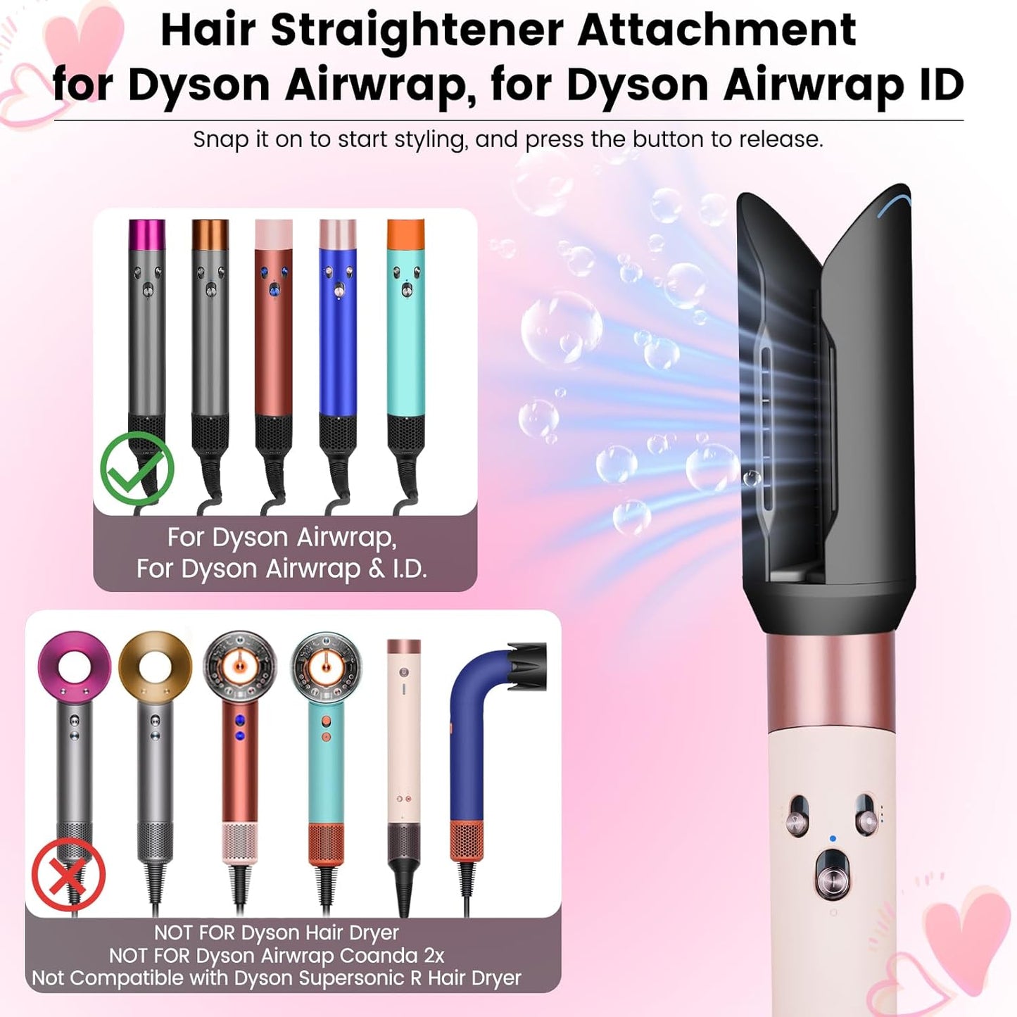 YTCHYYSK Accesorio suave para el cabello Dyson Airwrap HS01 HS05 HS...