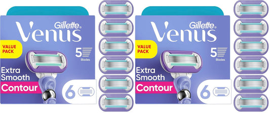 Gillette Venus Recambios de hoja de afeitar de lujo Smooth Swirl pa...