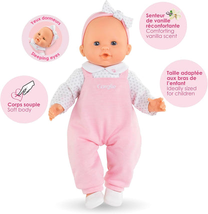Corolle Lise - Muñeca de bebé suave de 14 pulgadas con aroma a vain...