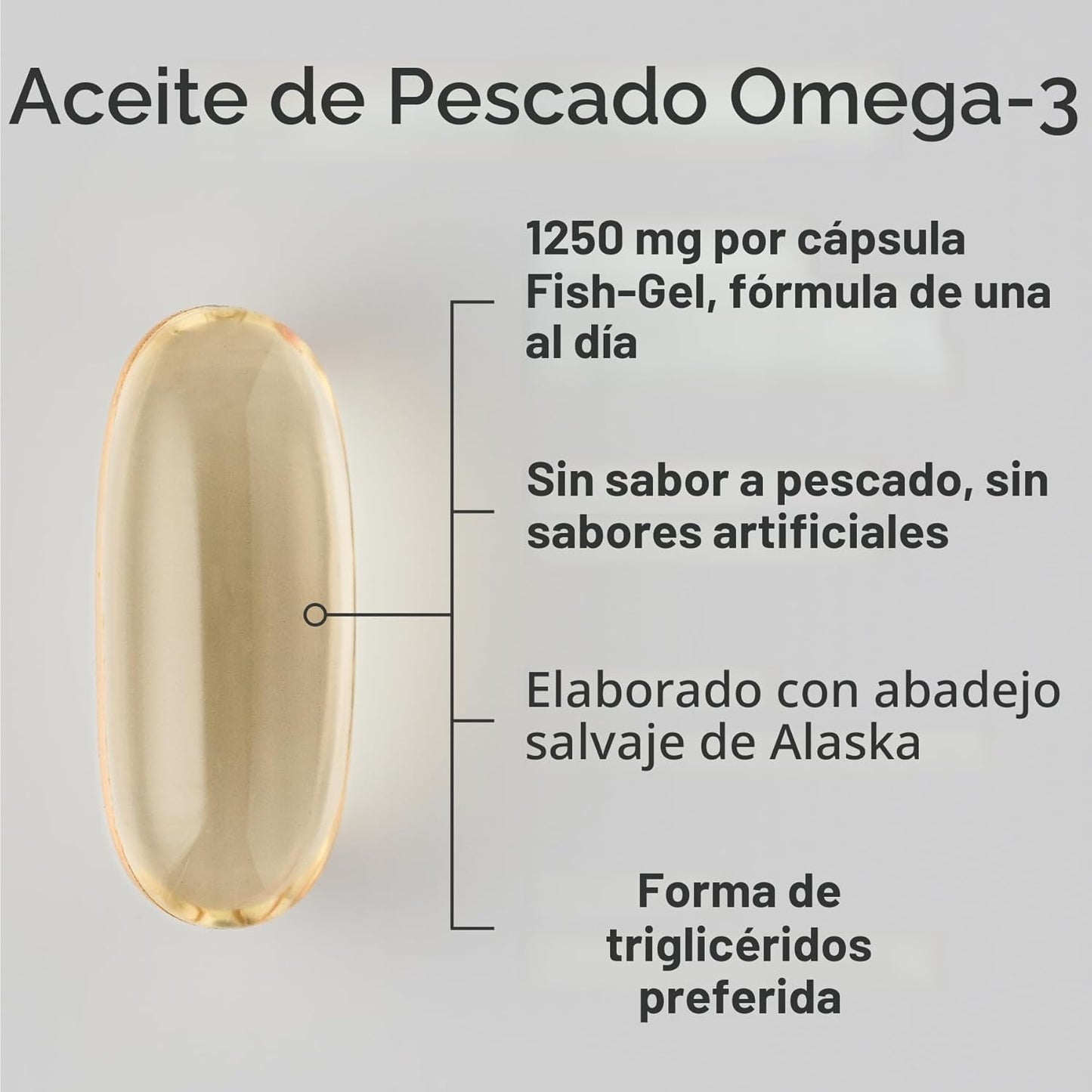 Sports Research Aceite de Pescado Omega 3 de Triple Potencia 1250mg...