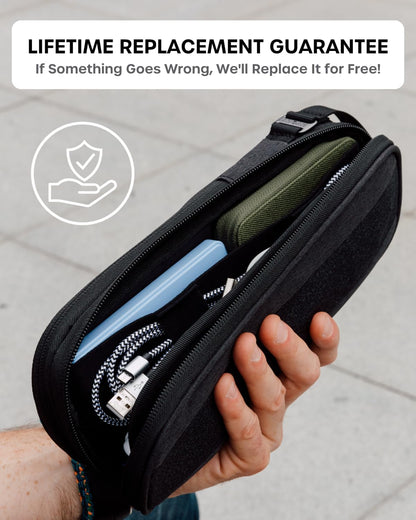 SIDE BY SIDE Electronics Organizer Travel Case for Cables, Charger,...