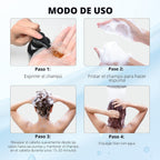 Ivnil Champú para teñir el cabello con café 3 en 1, color instantán...