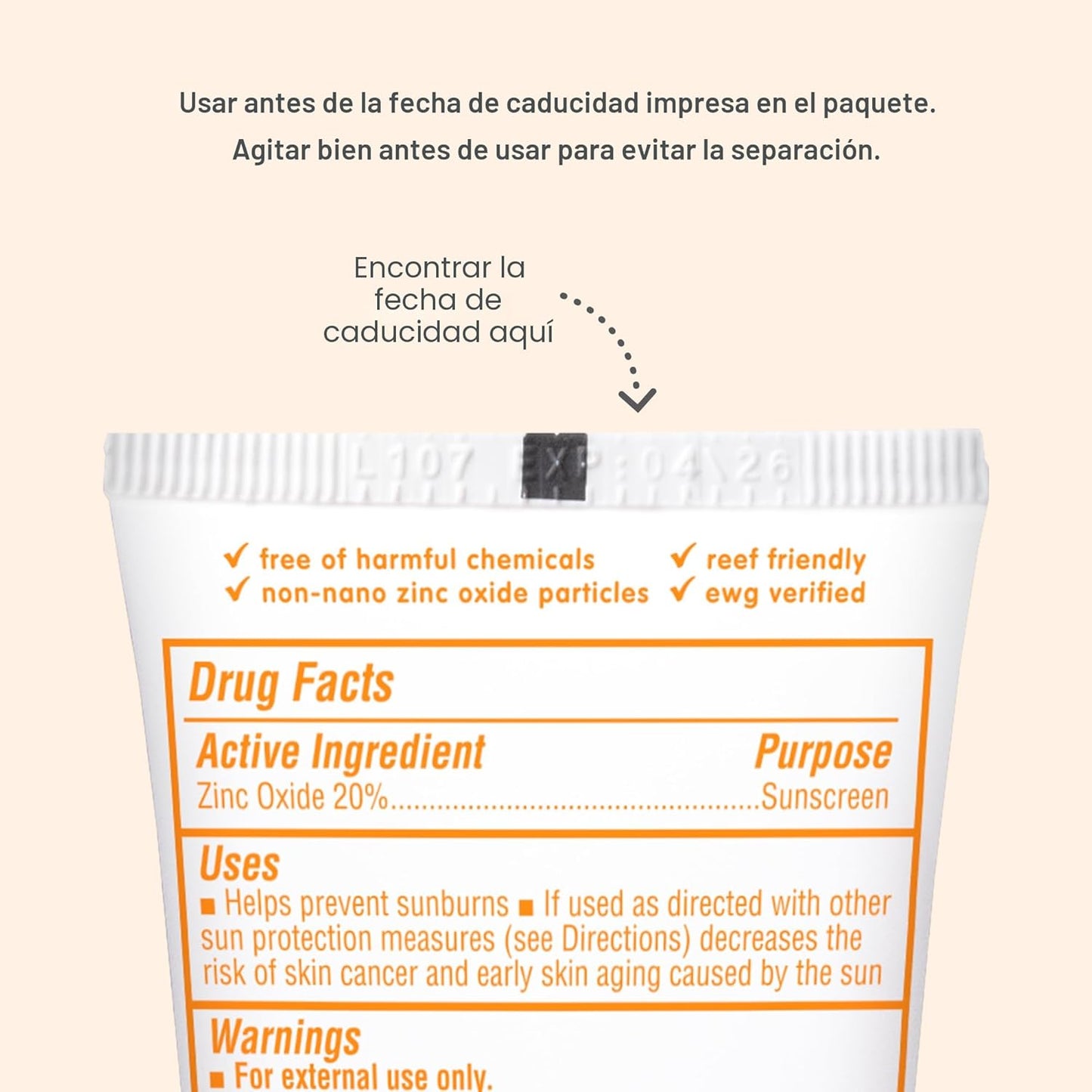Thinkbaby SPF 50+ - Protector solar para bebés, 177 ml \u2013 Crema...